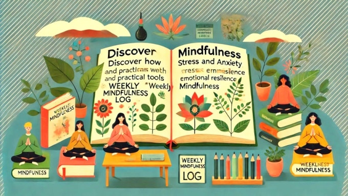 Image of a Mindfulness Log to record progress in using different exercises